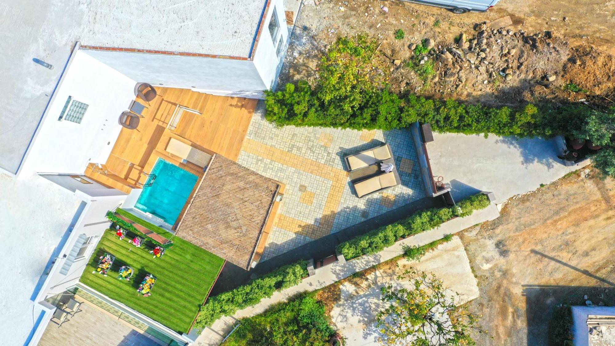 Cave Luxury House Villa Kíszamosz Kültér fotó